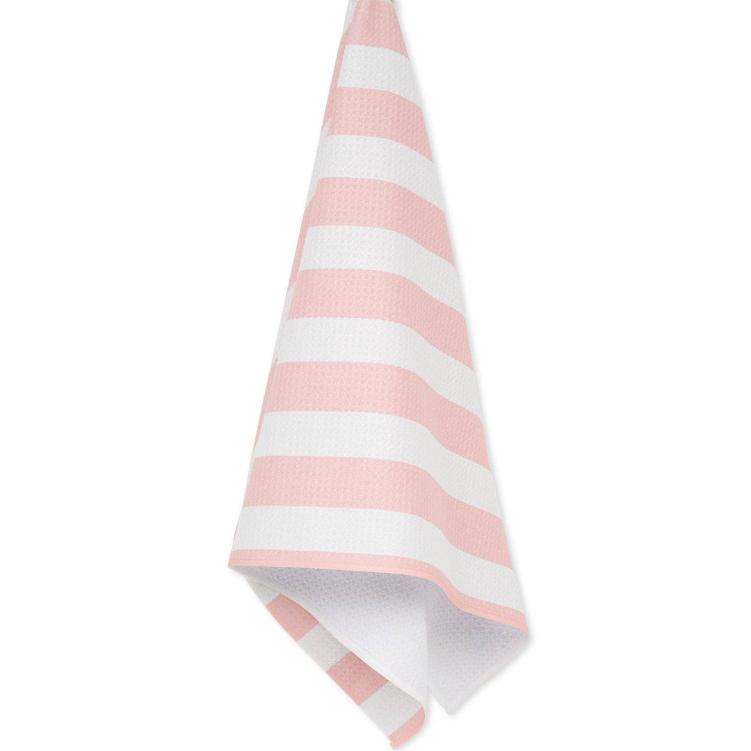 Summer Bold Pink Tea Towel Geometry Bonjour Fete - Party Supplies