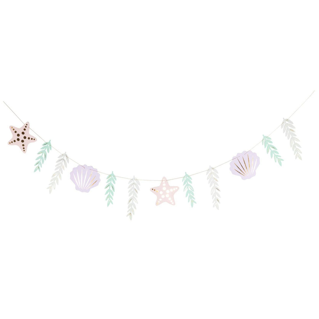 Seashell Jumbo Banner Bonjour Fete Party Supplies Under The Sea