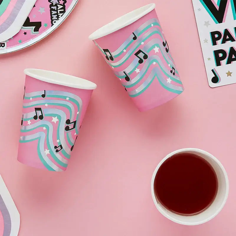 Music Note Cups Bonjour Fete Party Supplies Taylor Swift