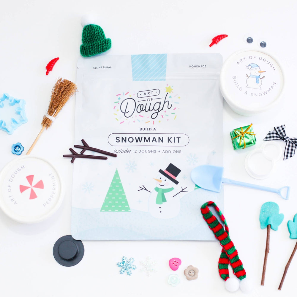Build A Snowman Dough Kit Bonjour Fete Party Supplies Holiday Games & Crafts