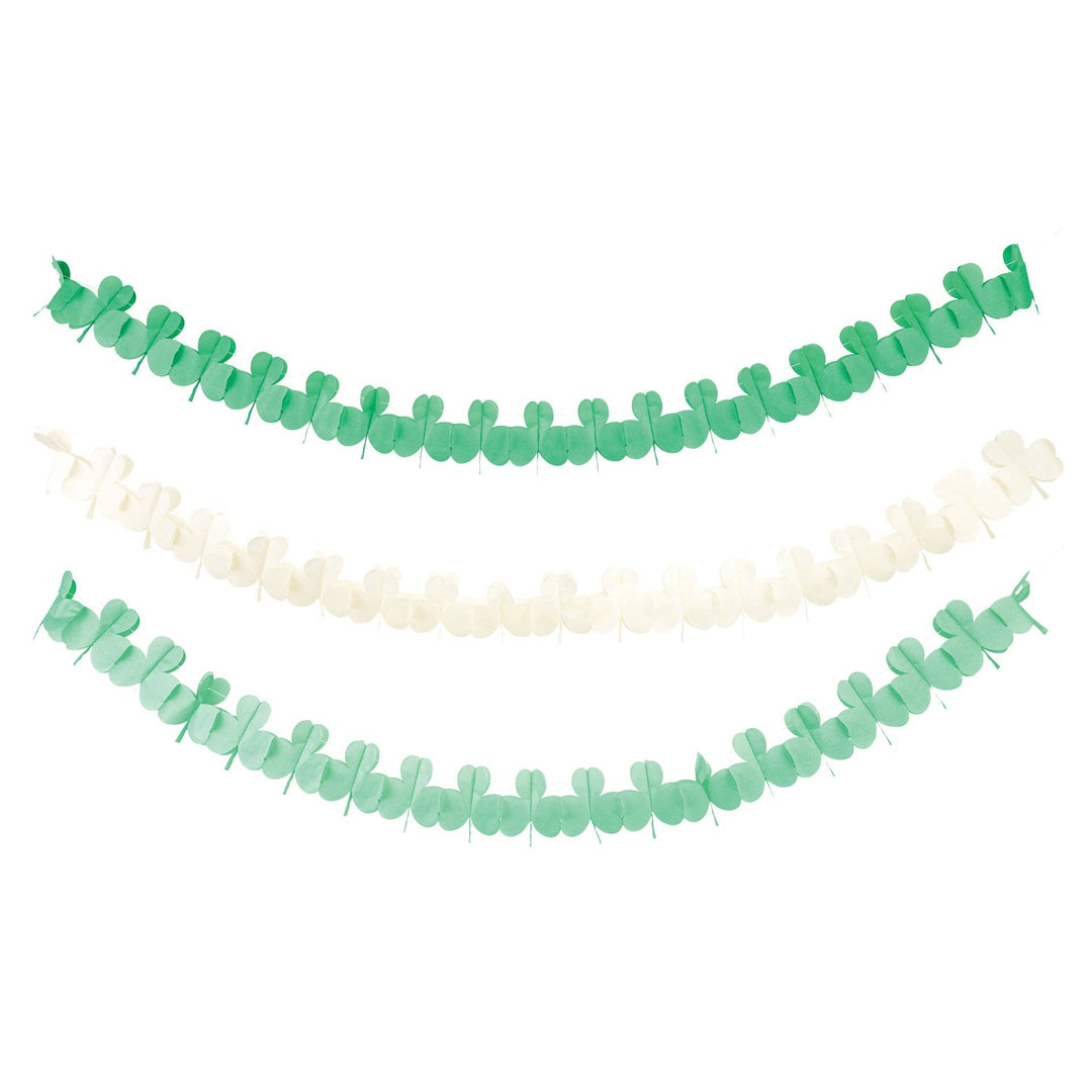 PLHB399 - Shamrock Crepe Paper Banner Set My Mind’s Eye PLHB399 - Shamrock Crepe Paper Banner Set Bonjour Fete - Party Supplies