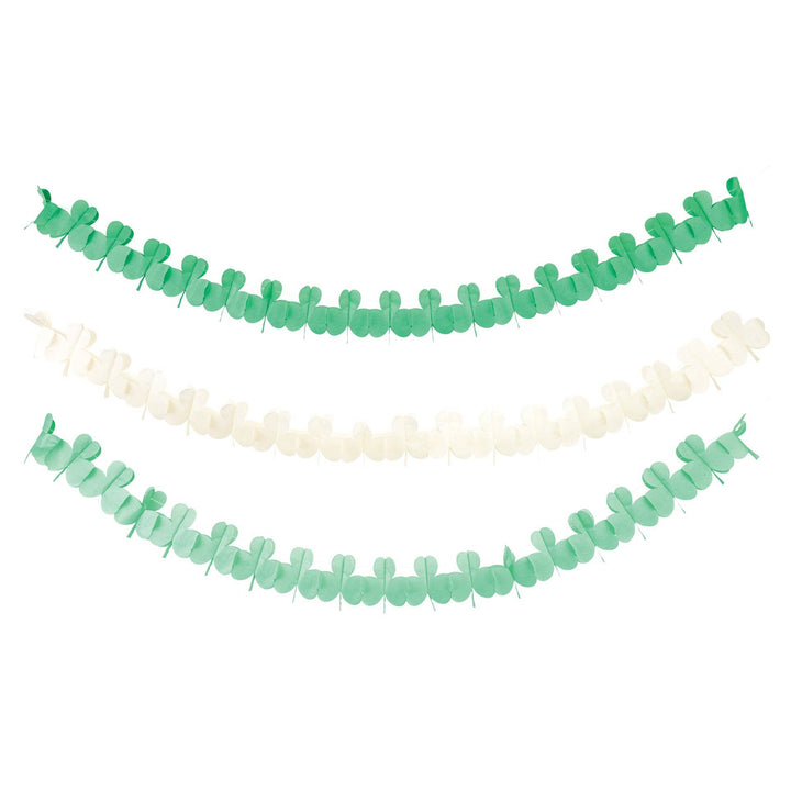 PLHB399 - Shamrock Crepe Paper Banner Set My Mind’s Eye PLHB399 - Shamrock Crepe Paper Banner Set Bonjour Fete - Party Supplies