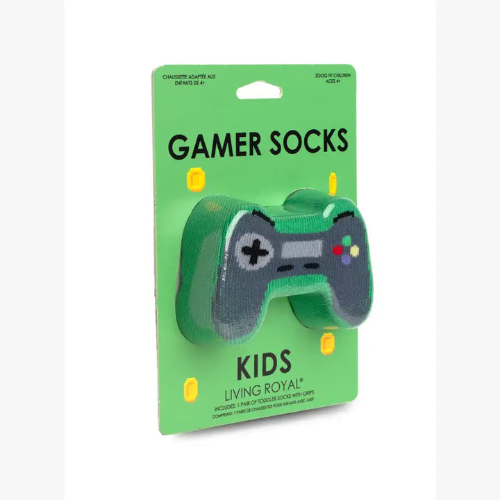 3D Packaged Crew Socks - Kids - Game Controller - Green Living Royal 3D Packaged Crew Socks - Kids - Game Controller - Green Bonjour Fete - Party Supplies