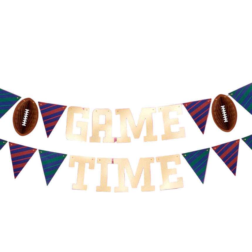 GAME TIME BANNER xo, Fetti xo, Fetti Collective GAME TIME BANNER Bonjour Fete - Party Supplies