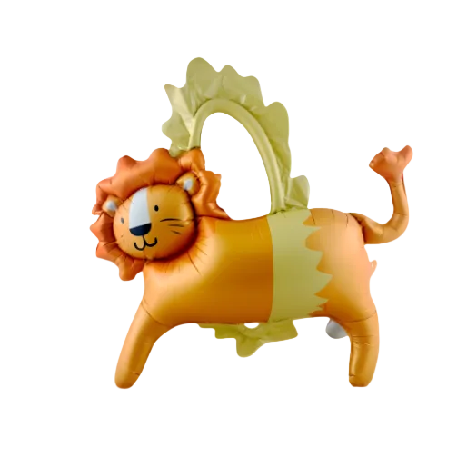 CIRCUS LION STANDING FOIL BALLOON Partybarco Balloon CIRCUS LION STANDING FOIL BALLOON Bonjour Fete - Party Supplies