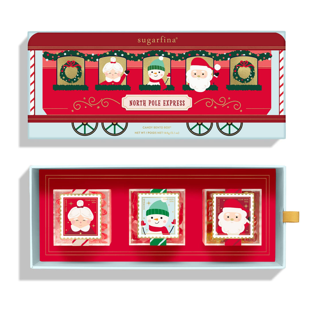 North Pole Express 3pc Bento Box® (Holiday 2025) Sugarfina North Pole Express 3pc Bento Box® (Holiday 2025) Bonjour Fete - Party Supplies
