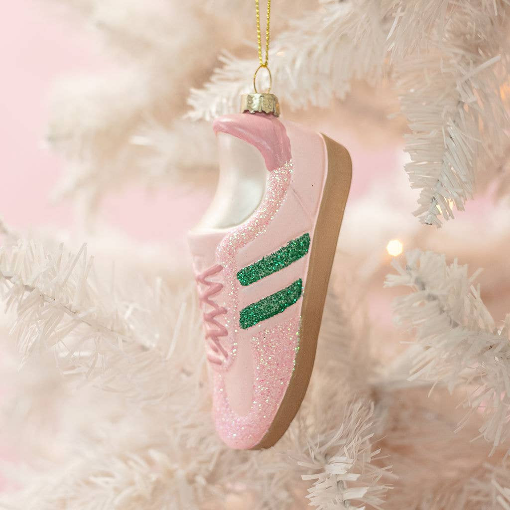 Sneaker Christmas Ornament - Pink Kicks Christmas Rock Paper Scissors Sneaker Christmas Ornament - Pink Kicks Christmas Bonjour Fete - Party Supplies