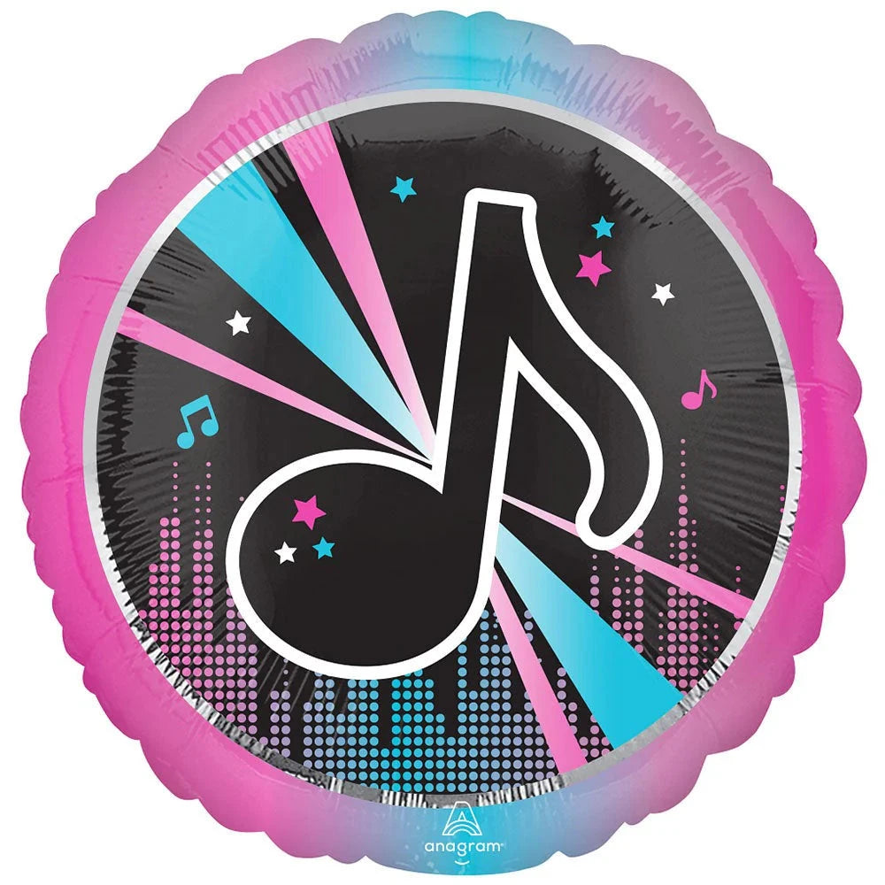 DISCO MUSIC BALLOON LA Balloons Balloons DISCO MUSIC BALLOON Bonjour Fete - Party Supplies