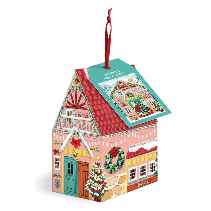 Swiss Chalet Puzzle Ornament