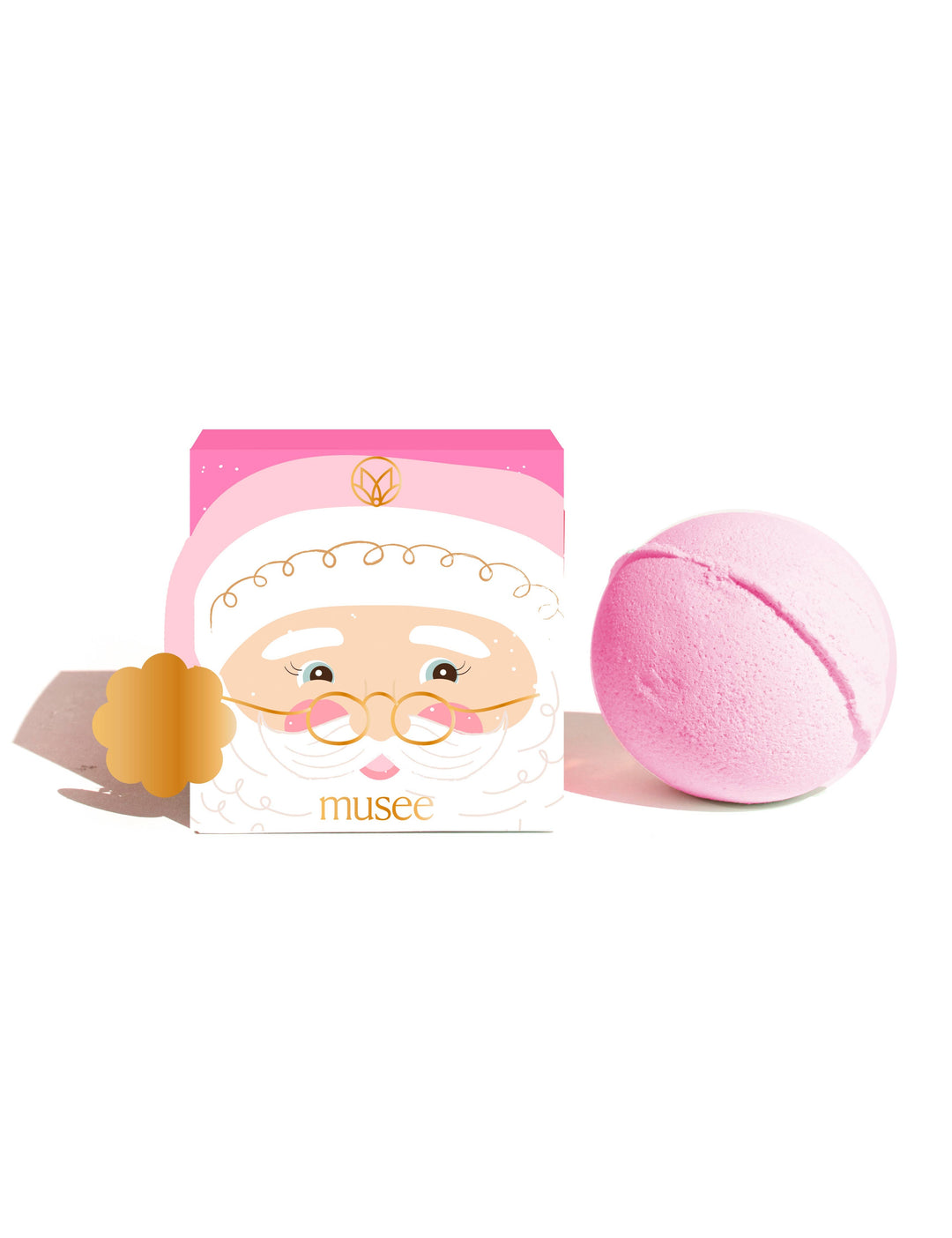 Pink Santa Bath Balm Musee Pink Santa Bath Balm Bonjour Fete - Party Supplies