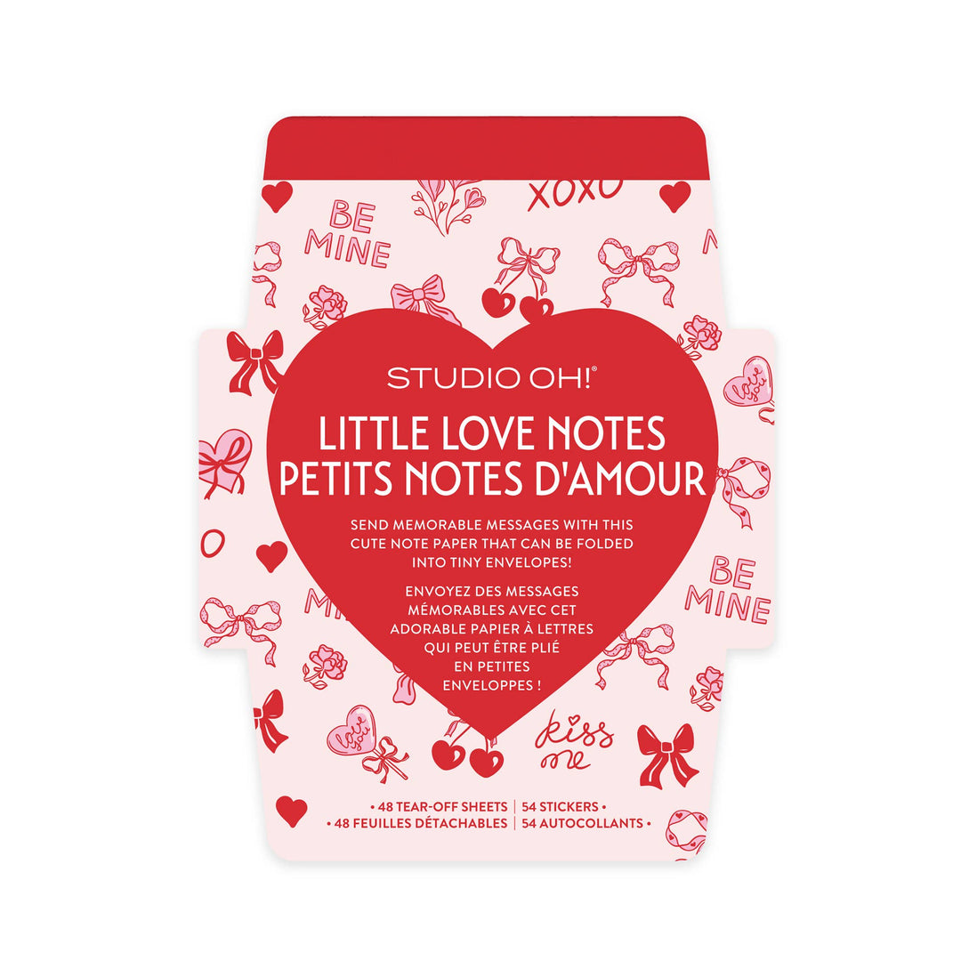 Be My Heart Mini Memos with Stickers Studio Oh! Be My Heart Mini Memos with Stickers Bonjour Fete - Party Supplies