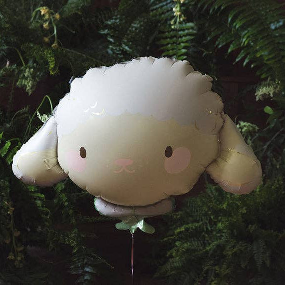 SHEEP FOIL BALLOON THE BALLOON HUB SHEEP FOIL BALLOON Bonjour Fete - Party Supplies