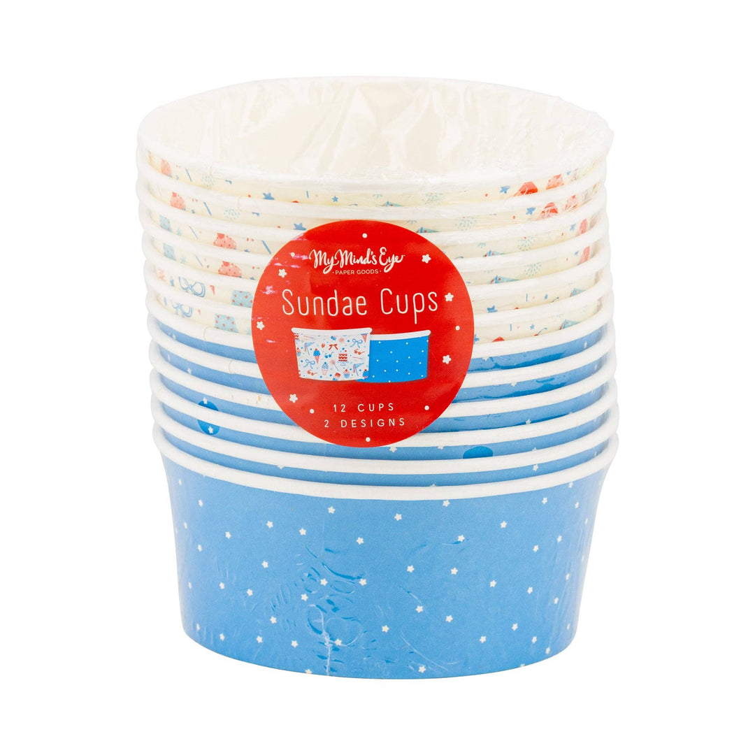 SUMMERTIME ICON ICE CREAM CUPS My Mind’s Eye Cups SUMMERTIME ICON ICE CREAM CUPS Bonjour Fete - Party Supplies