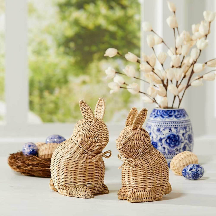Natural Rattan Easter Eggs - Set of 3 SERRV International Natural Rattan Easter Eggs - Set of 3 Bonjour Fete - Party Supplies