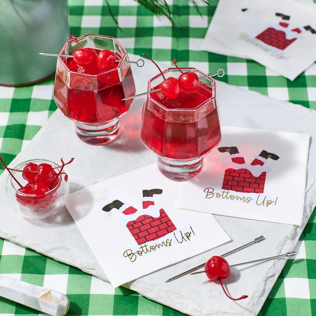 GREEN GINGHAM PAPER TABLECLOTH - Bonjour Fête 