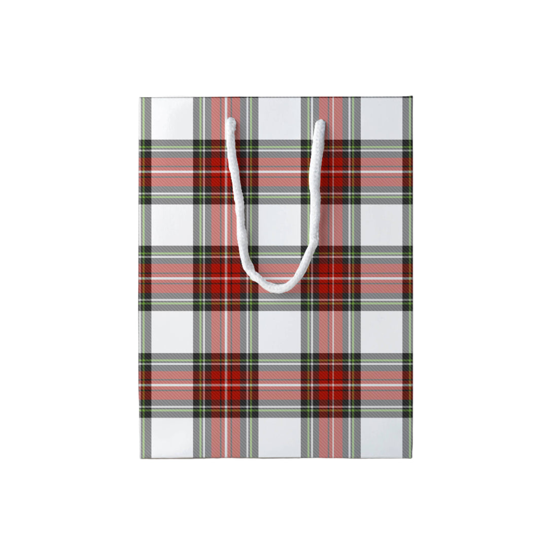 Tartan Plaid Gift Bag JOSIL Paperie & Gift Tartan Plaid Gift Bag Bonjour Fete - Party Supplies