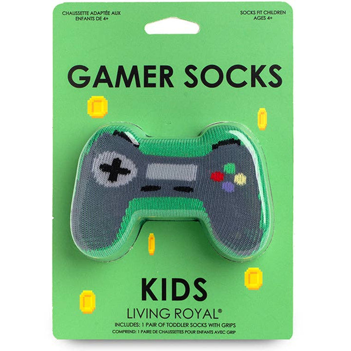 3D Packaged Crew Socks - Kids - Game Controller - Green Living Royal 3D Packaged Crew Socks - Kids - Game Controller - Green Bonjour Fete - Party Supplies