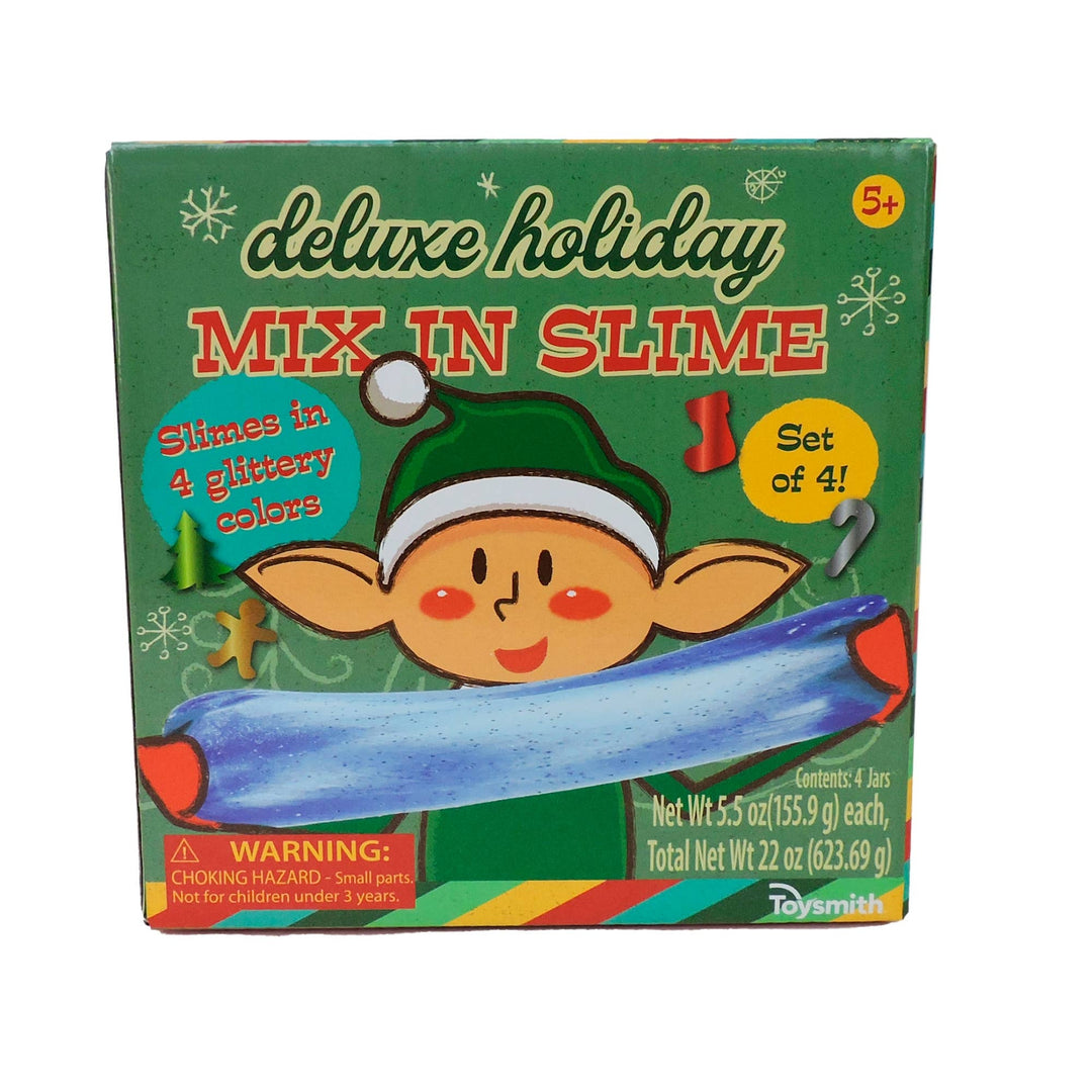 Toysmith Deluxe Holiday Mix-In Slime, Stocking Stuffer Toysmith Toysmith Deluxe Holiday Mix-In Slime, Stocking Stuffer Bonjour Fete - Party Supplies