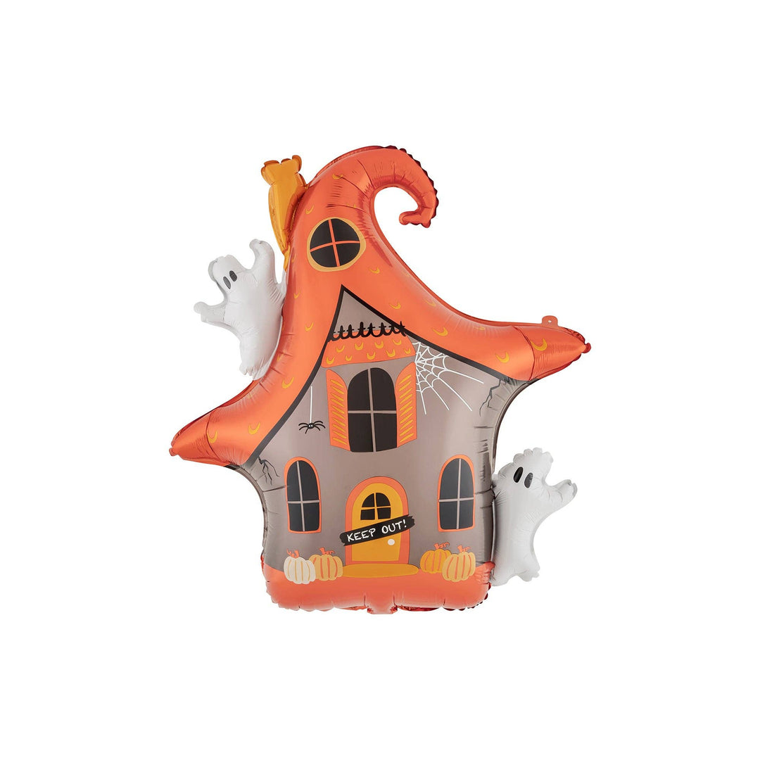 Trick or Treat Street Haunted House Mylar Balloon Jollity & Co. + Daydream Society Trick or Treat Street Haunted House Mylar Balloon Bonjour Fete - Party Supplies