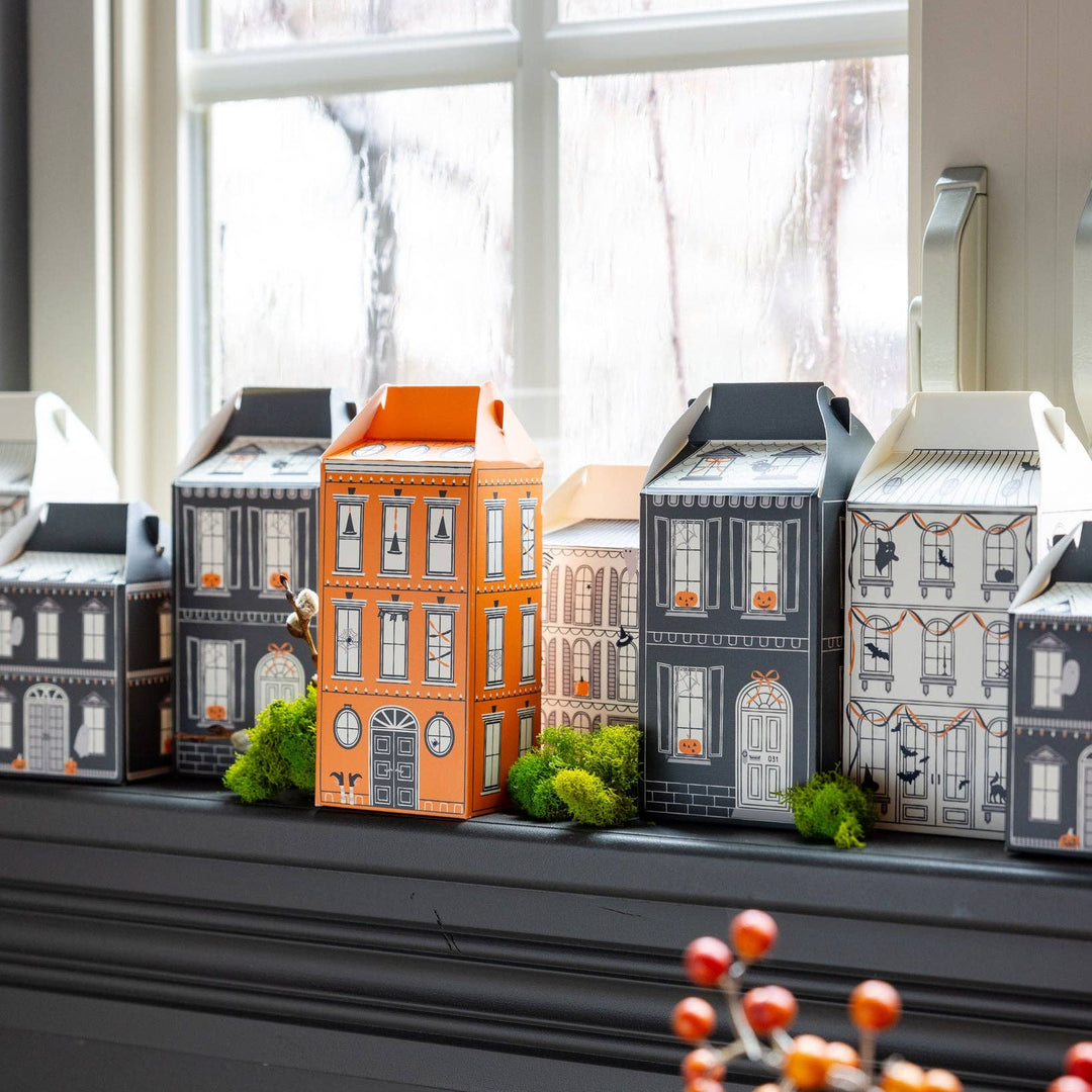 HVL1208 -  Halloween Village Treat Boxes My Mind’s Eye HVL1208 -  Halloween Village Treat Boxes Bonjour Fete - Party Supplies