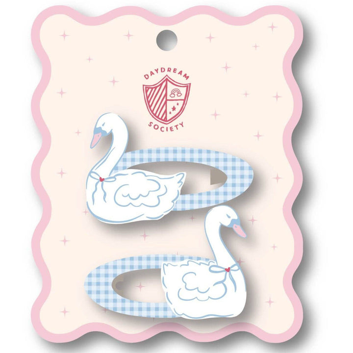 Love Birds Swan Hair Clip Set Jollity & Co. + Daydream Society Love Birds Swan Hair Clip Set Bonjour Fete - Party Supplies