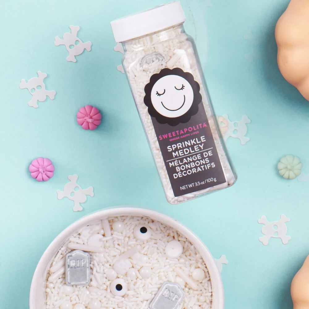 BAG OF BONES SPRINKLE MEDLEY Sweetapolita Sprinkles BAG OF BONES SPRINKLE MEDLEY Bonjour Fete - Party Supplies