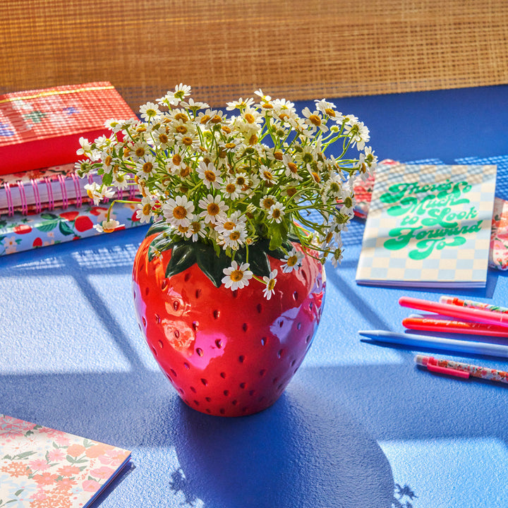 Strawberry Field Vase ban.do vase Strawberry Field Vase Bonjour Fete - Party Supplies