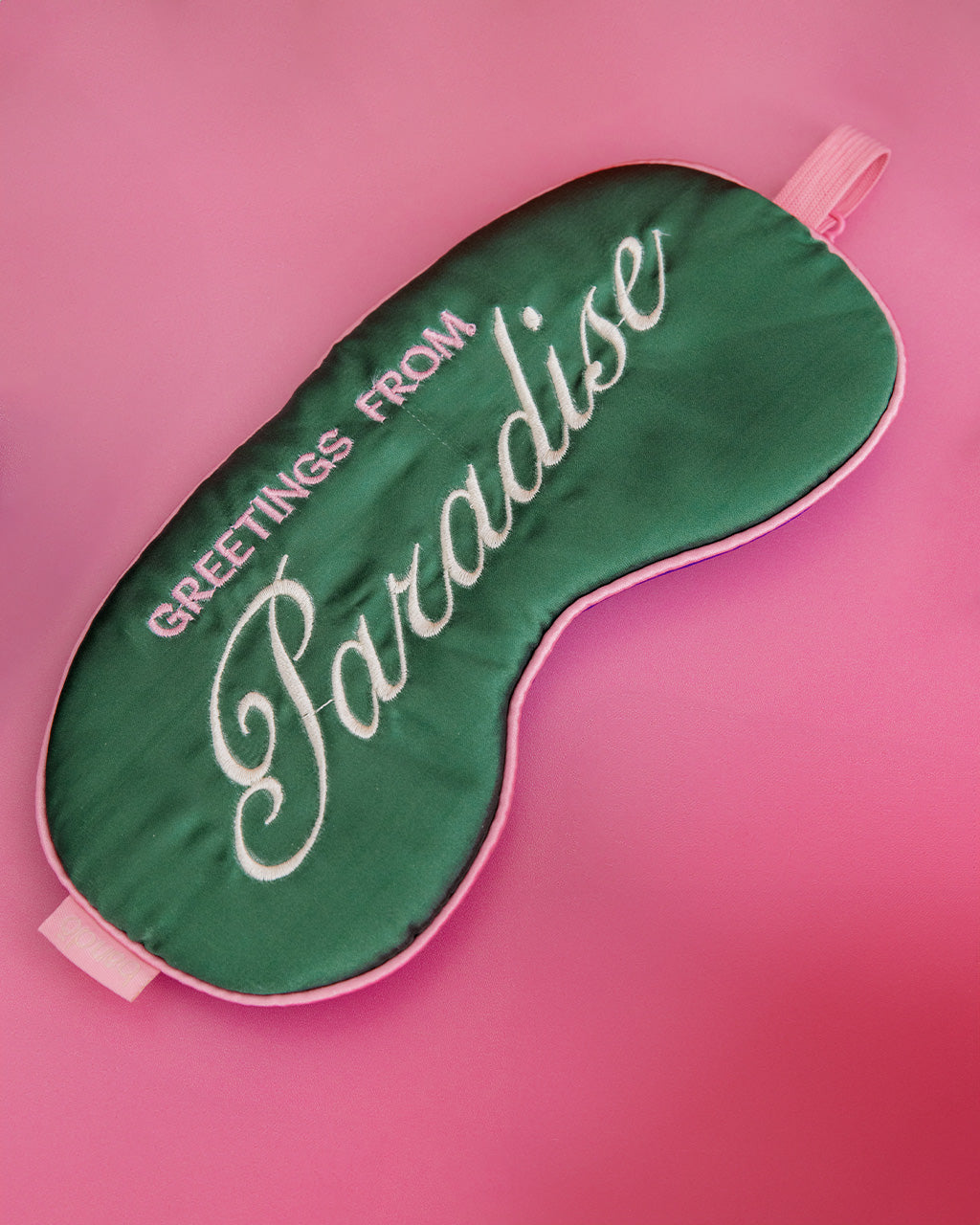 Getaway Eye Mask - Greetings From Paradise ban.do sleep mask Getaway Eye Mask - Greetings From Paradise Bonjour Fete - Party Supplies
