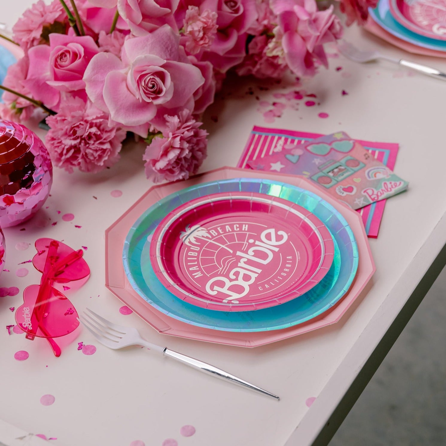 Barbie plates and cups deals
