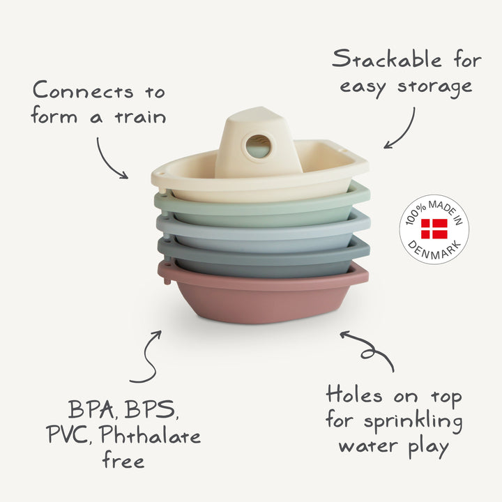 Bath Boats Mushie toys Bath Boats Bonjour Fete - Party Supplies