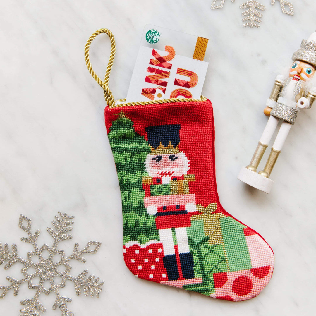 CLASSIC NUTCRACKER BAUBLE STOCKING Bauble Stockings Bauble Stockings Bonjour Fete - Party Supplies