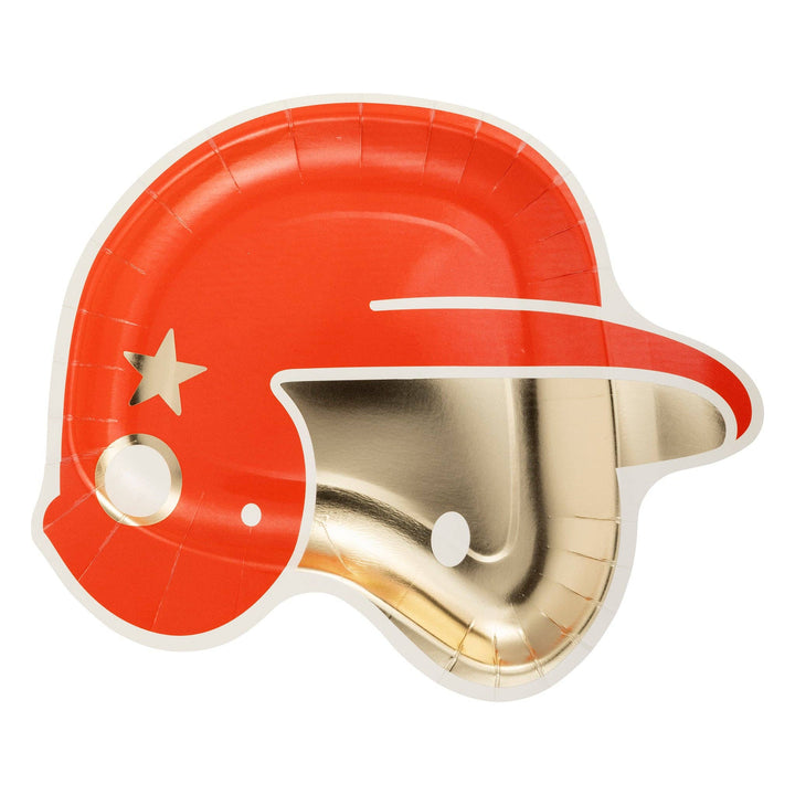 Baseball Helmet Shaped Plates Bonjour Fete Party Supplies Sports Party