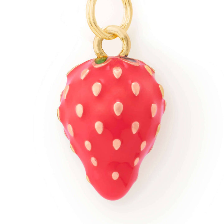 STRAWBERRY DOG COLLAR CHARM The Foggy Dog Pet Accessories STRAWBERRY DOG COLLAR CHARM Bonjour Fete - Party Supplies
