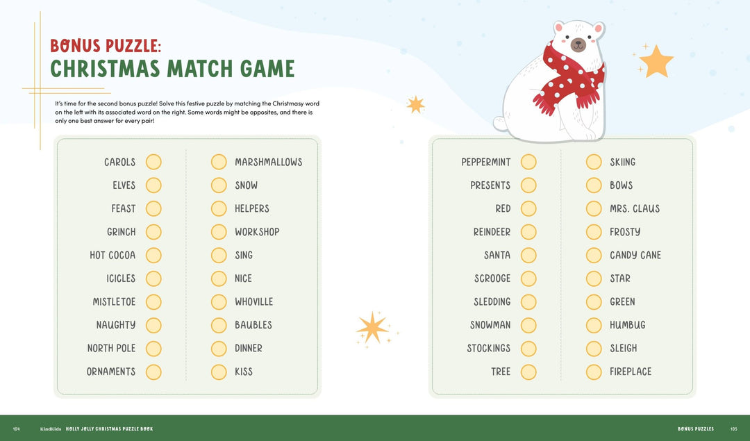 Holly Jolly Christmas Puzzle Book