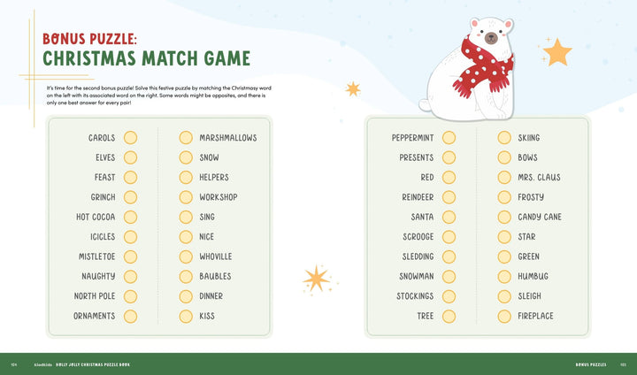 Holly Jolly Christmas Puzzle Book