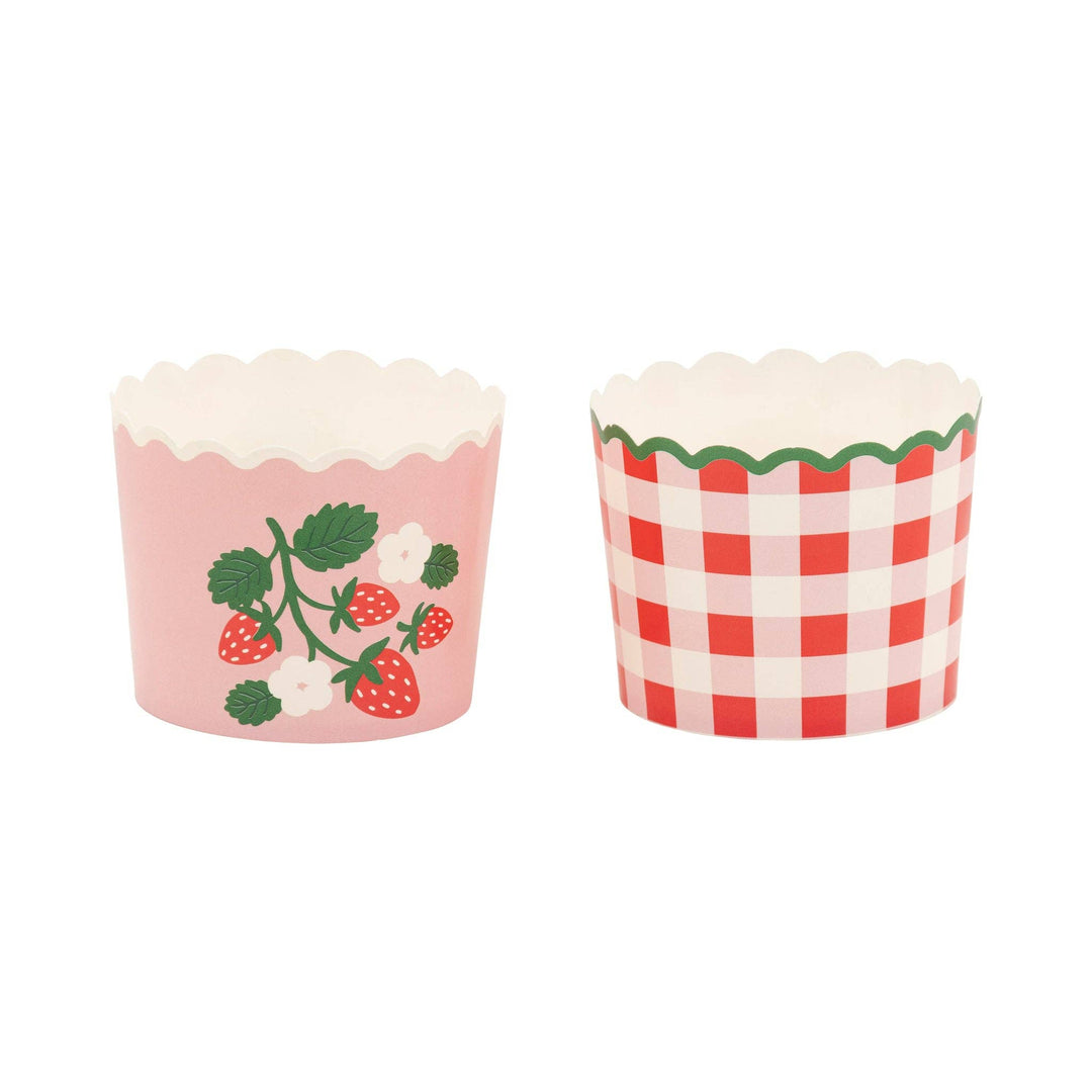 PLCC2072x - Strawberry Gingham Baking Cup My Mind’s Eye PLCC2072x - Strawberry Gingham Baking Cup Bonjour Fete - Party Supplies