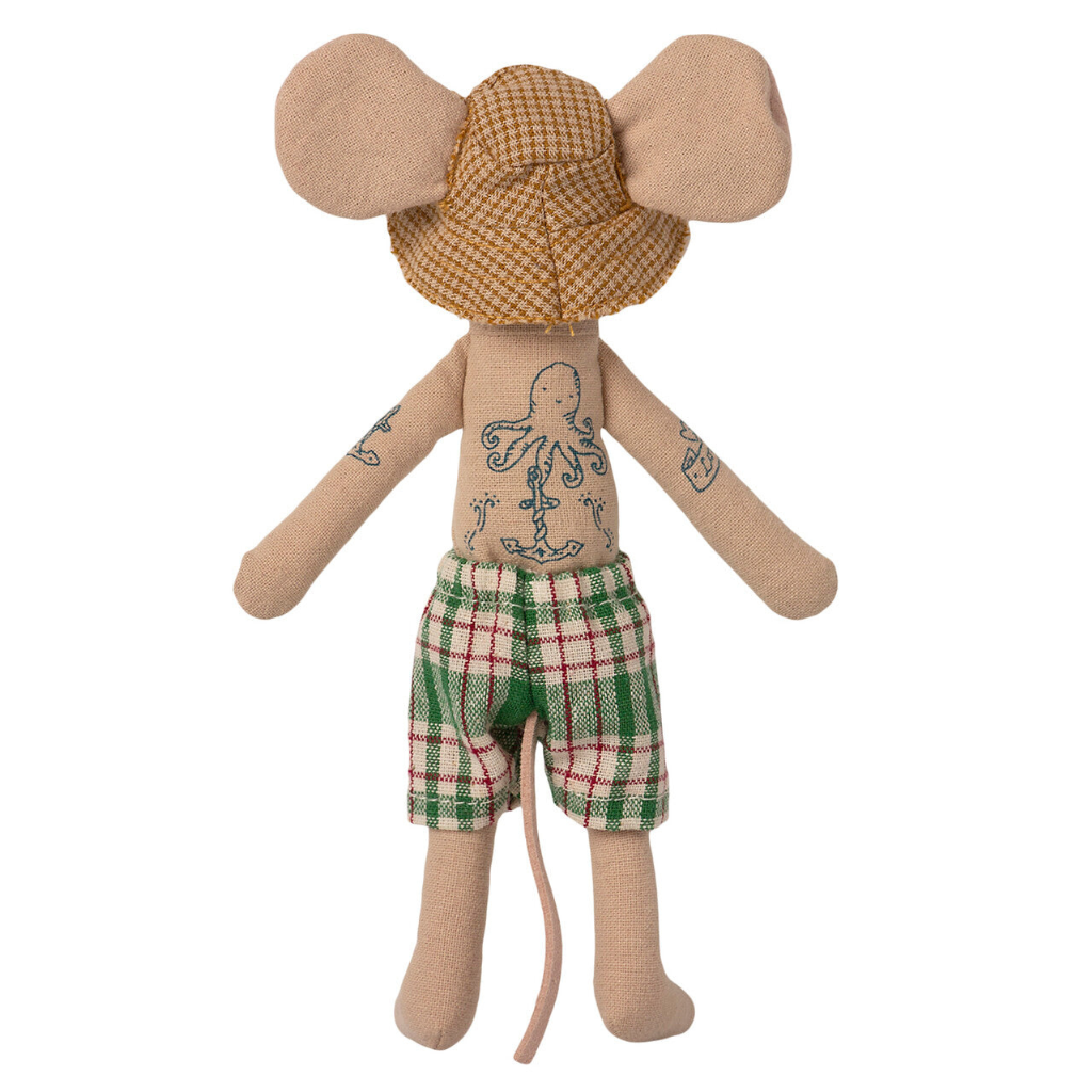 Beach Dad Mouse Bonjour Fete Party Supplies Dolls & Stuffed Animals