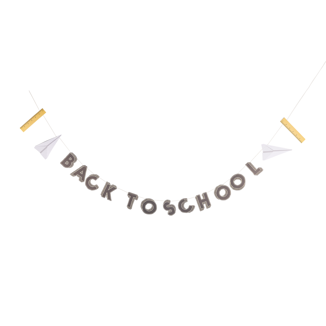 Back To School Banner Bonjour Fete Party Supplies Back To School