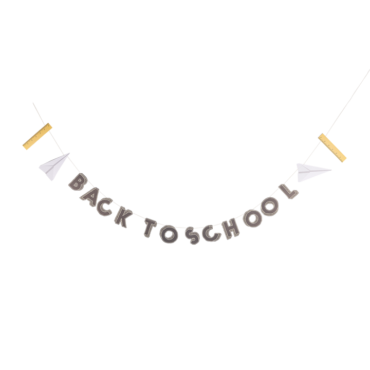 Back To School Banner Bonjour Fete Party Supplies Back To School