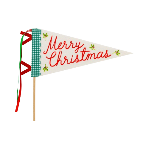 Merry Christmas Felt Pennant