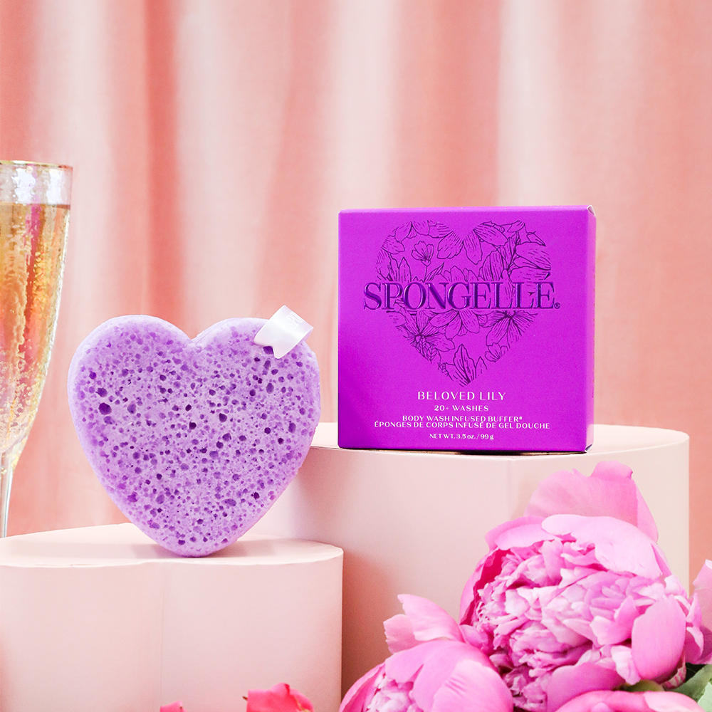 Beloved Lily | Heart Buffer Spongellé Body Wash Infused Buffer Beloved Lily | Heart Buffer Bonjour Fete - Party Supplies
