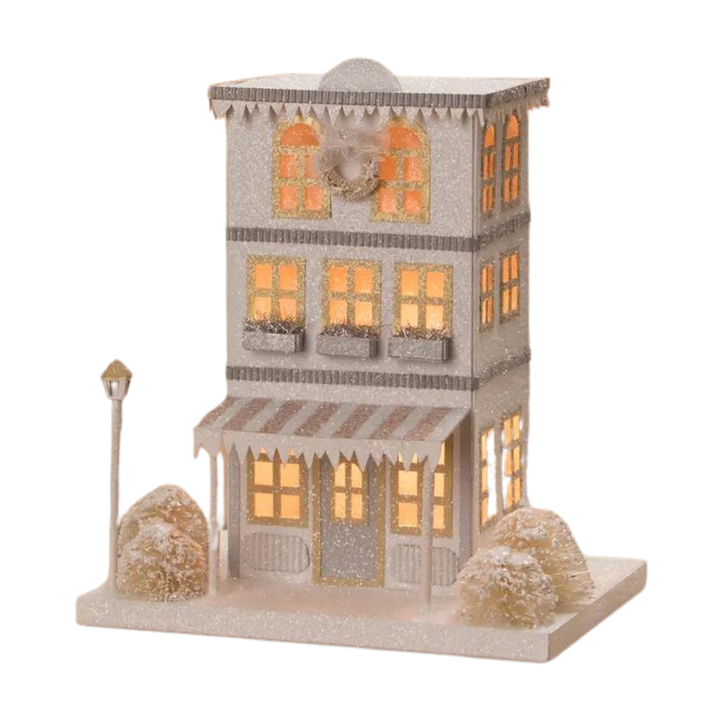 Bethany Lowe Metallic Shoppe Bonjour Fete Party Supplies Christmas Trees & Houses