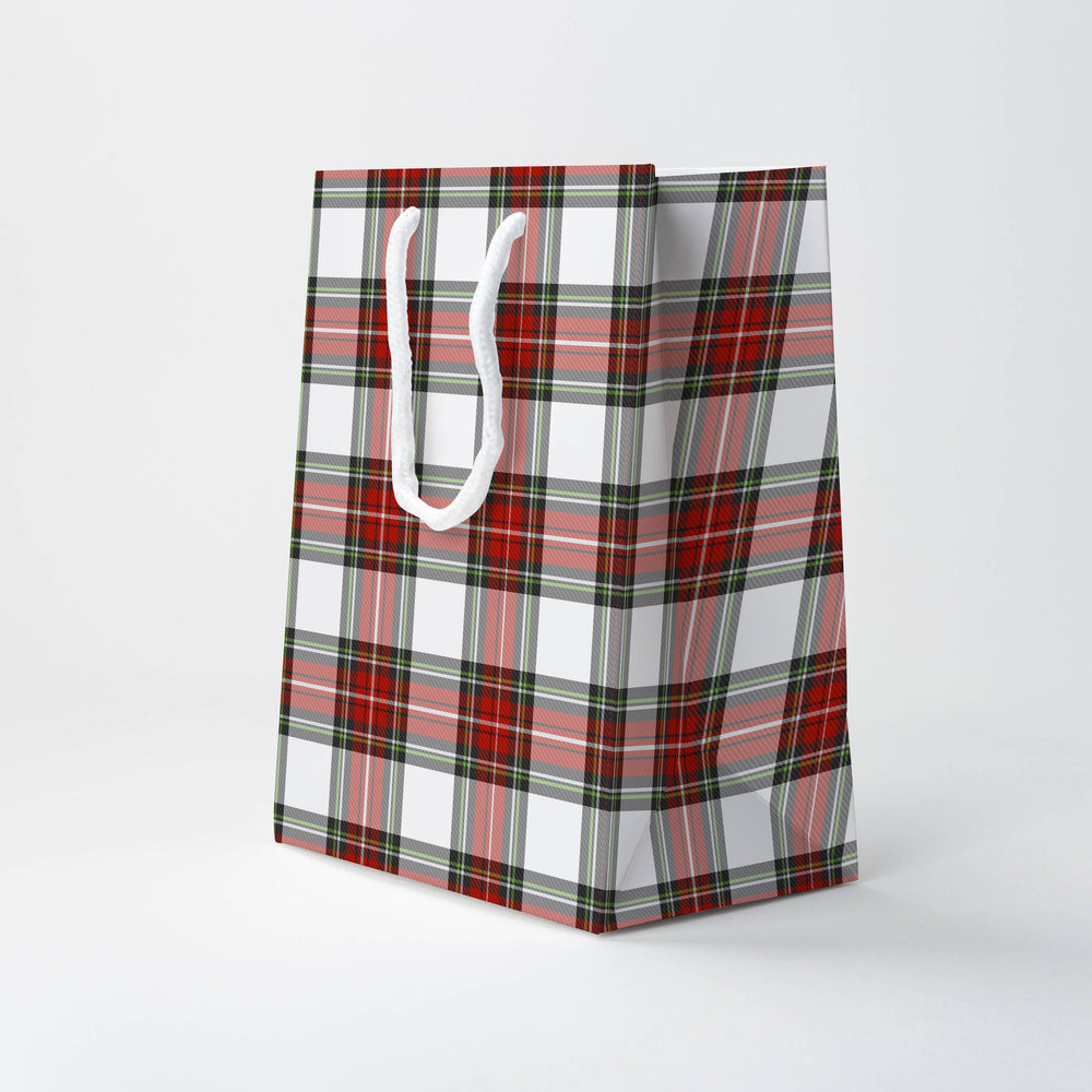Tartan Plaid Gift Bag JOSIL Paperie & Gift Tartan Plaid Gift Bag Bonjour Fete - Party Supplies