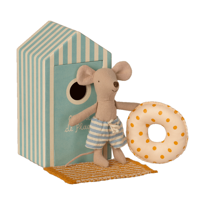 BEACH LITTLE BROTHER Maileg USA Mouse Bonjour Fete - Party Supplies