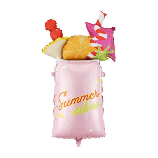 SUMMER VIBES COCKTAIL FOIL BALLOON - Bonjour Fête 