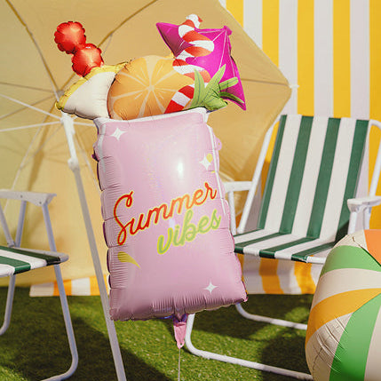 SUMMER VIBES COCKTAIL FOIL BALLOON - Bonjour Fête 
