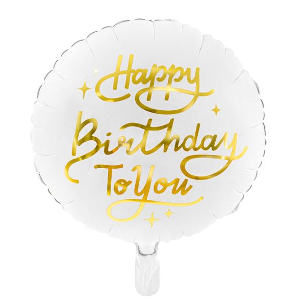 HAPPY BIRTHDAY TO YOU FOIL BALLOON Party Deco Balloons HAPPY BIRTHDAY TO YOU FOIL BALLOON Bonjour Fete - Party Supplies