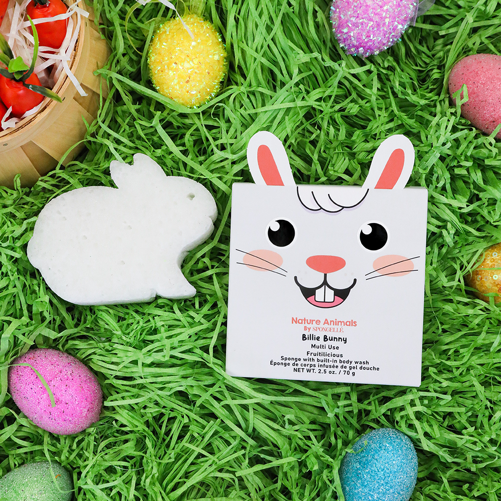Billie Bunny | Nature Animals Spongellé Body Wash Infused Buffer Billie Bunny | Nature Animals Bonjour Fete - Party Supplies