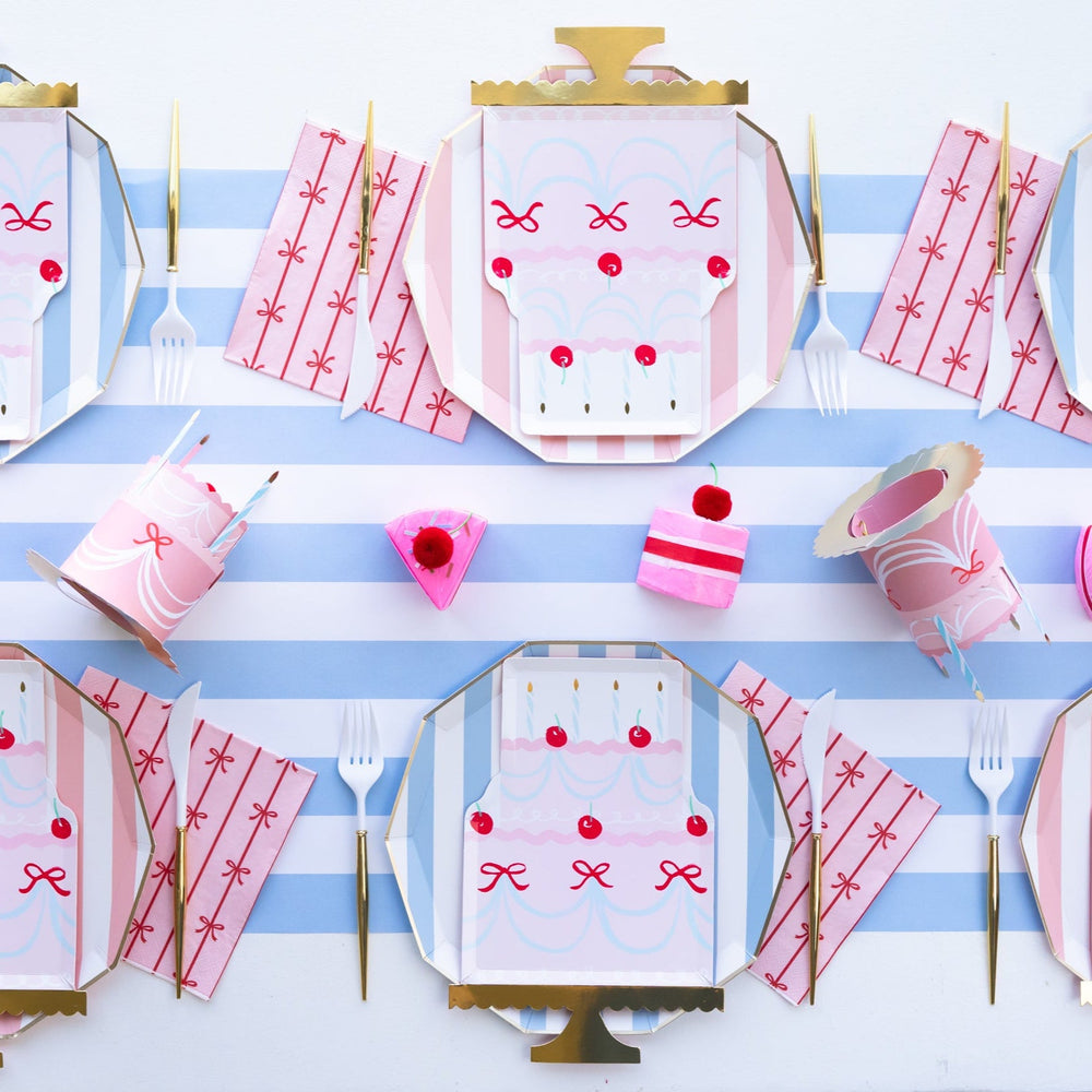 FANCY CAKE PARTY HATS Meri Meri Party Hats & Sashes FANCY CAKE PARTY HATS Bonjour Fete - Party Supplies