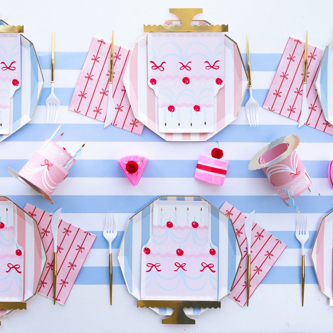 FANCY CAKE PARTY HATS Meri Meri Party Hats & Sashes FANCY CAKE PARTY HATS Bonjour Fete - Party Supplies